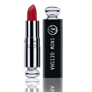 NWT ❄️SNOW GEISHA SKINCARE Luxury Lipstick in Rich Red